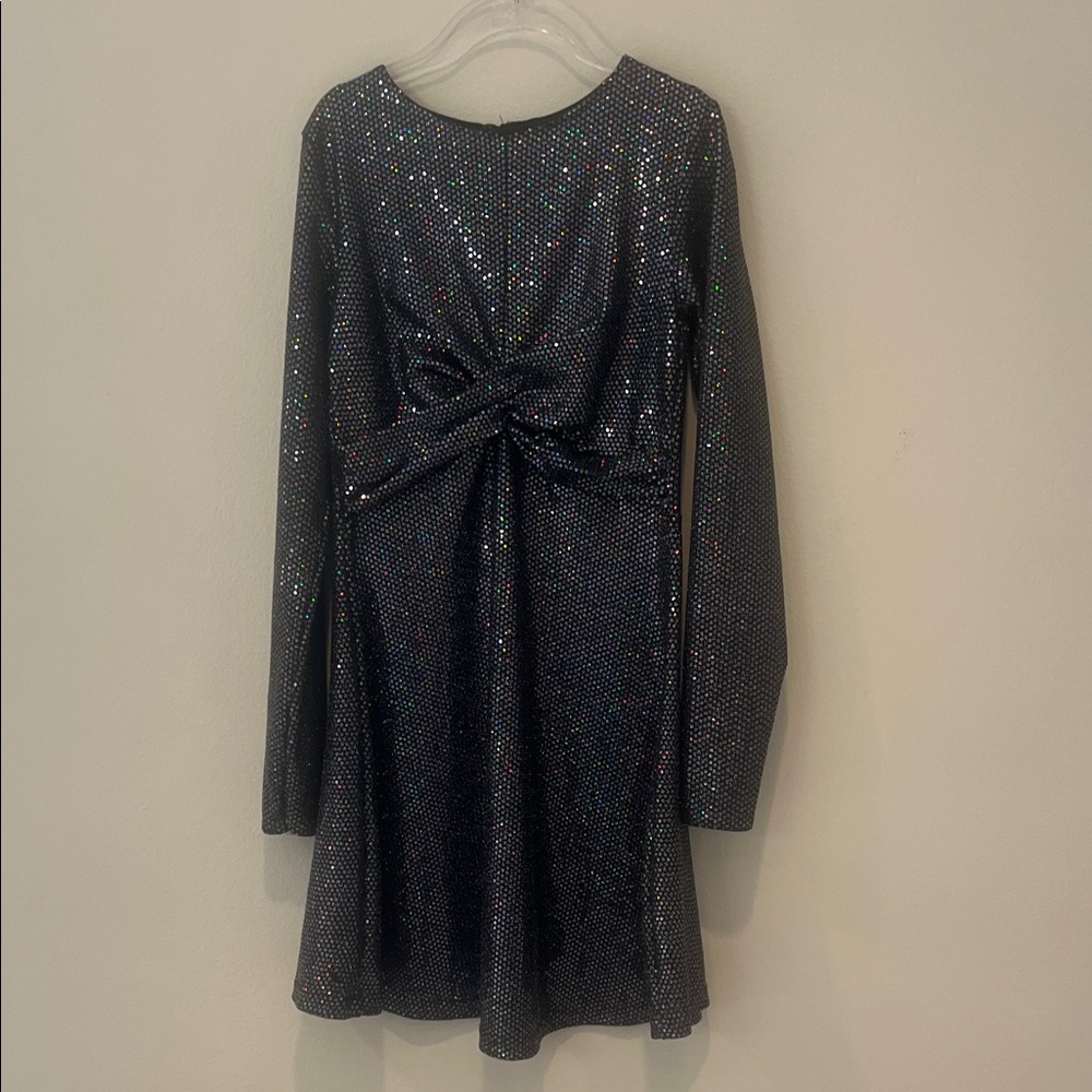 Zara Kids Formal Dress in Sparkling Dark Blue.